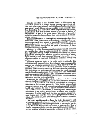 August 1985 The Sixteenth Annual Report Of The Council On Envirnomental Quality