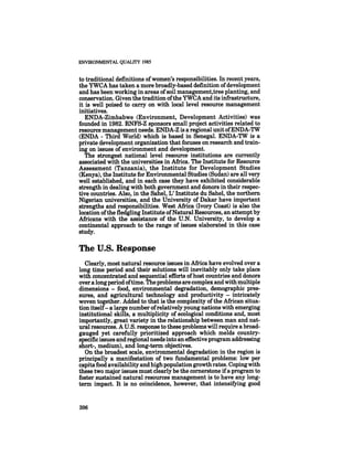 August 1985 The Sixteenth Annual Report Of The Council On Envirnomental Quality