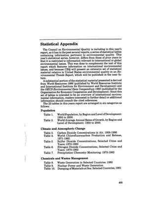 August 1985 The Sixteenth Annual Report Of The Council On Envirnomental Quality
