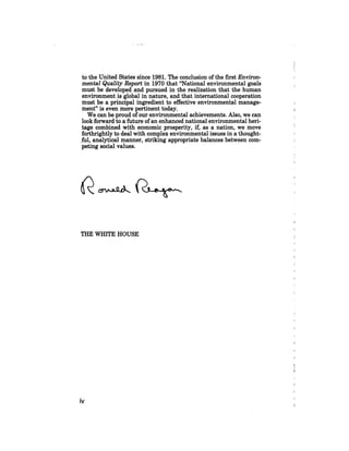 August 1985 The Sixteenth Annual Report Of The Council On Envirnomental Quality