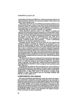 August 1985 The Sixteenth Annual Report Of The Council On Envirnomental Quality