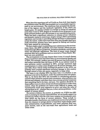 August 1985 The Sixteenth Annual Report Of The Council On Envirnomental Quality