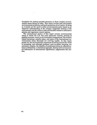 August 1985 The Sixteenth Annual Report Of The Council On Envirnomental Quality