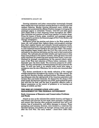 August 1985 The Sixteenth Annual Report Of The Council On Envirnomental Quality