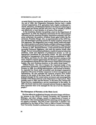 August 1985 The Sixteenth Annual Report Of The Council On Envirnomental Quality