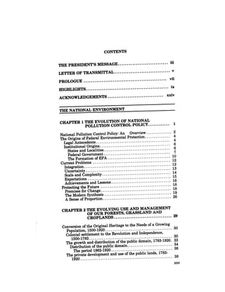 August 1985 The Sixteenth Annual Report Of The Council On Envirnomental Quality