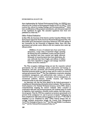 August 1986 The Seventeenth Annual Report Of The Council On Environmental Quality