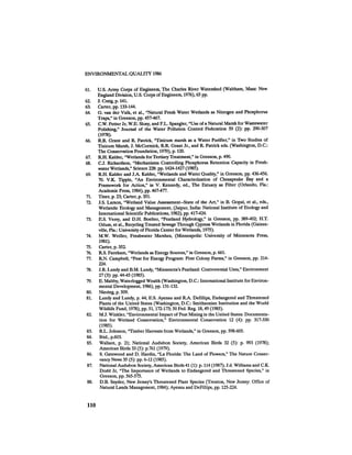 August 1986 The Seventeenth Annual Report Of The Council On Environmental Quality