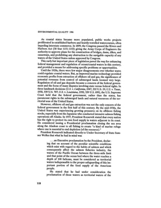 August 1986 The Seventeenth Annual Report Of The Council On Environmental Quality