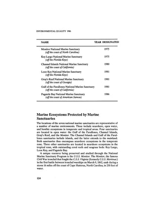 August 1986 The Seventeenth Annual Report Of The Council On Environmental Quality