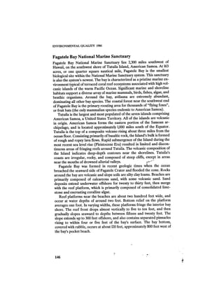 August 1986 The Seventeenth Annual Report Of The Council On Environmental Quality