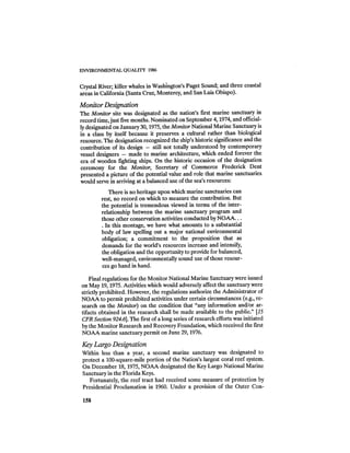 August 1986 The Seventeenth Annual Report Of The Council On Environmental Quality