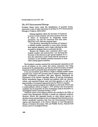 August 1986 The Seventeenth Annual Report Of The Council On Environmental Quality
