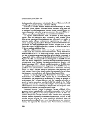 August 1986 The Seventeenth Annual Report Of The Council On Environmental Quality