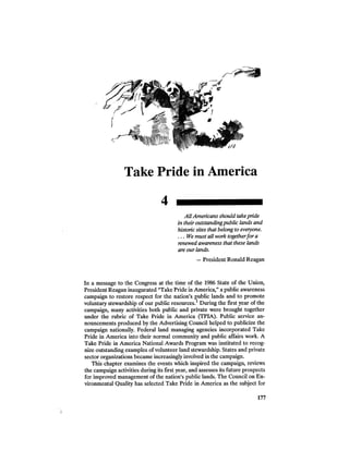 August 1986 The Seventeenth Annual Report Of The Council On Environmental Quality