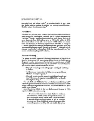 August 1986 The Seventeenth Annual Report Of The Council On Environmental Quality