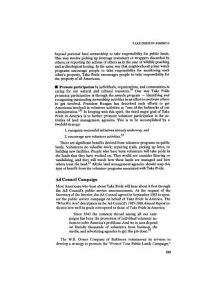 August 1986 The Seventeenth Annual Report Of The Council On Environmental Quality