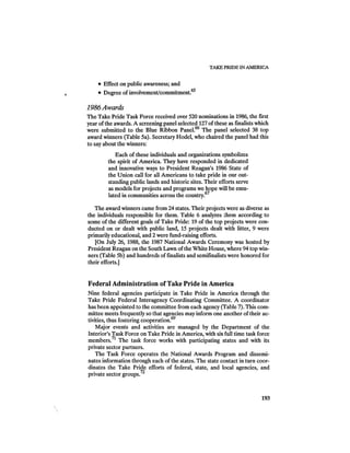 August 1986 The Seventeenth Annual Report Of The Council On Environmental Quality