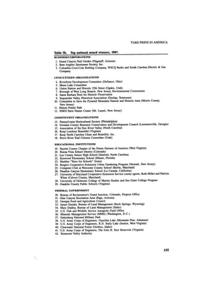 August 1986 The Seventeenth Annual Report Of The Council On Environmental Quality