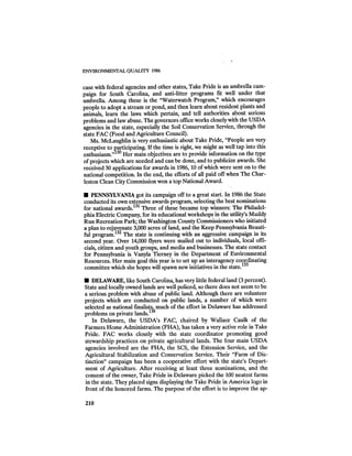 August 1986 The Seventeenth Annual Report Of The Council On Environmental Quality