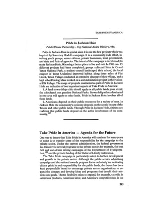 August 1986 The Seventeenth Annual Report Of The Council On Environmental Quality