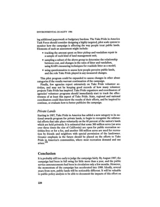 August 1986 The Seventeenth Annual Report Of The Council On Environmental Quality