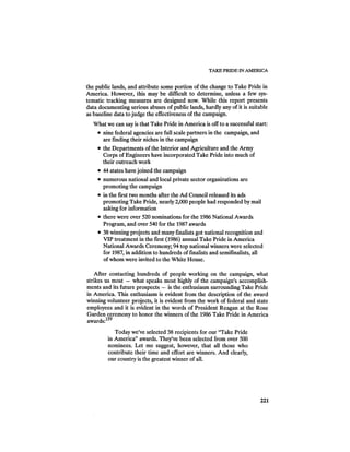 August 1986 The Seventeenth Annual Report Of The Council On Environmental Quality