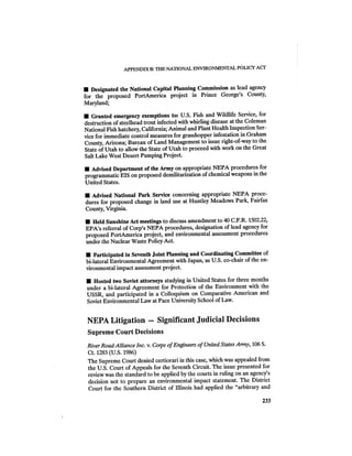 August 1986 The Seventeenth Annual Report Of The Council On Environmental Quality