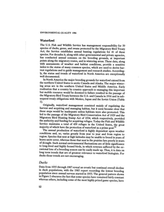 August 1986 The Seventeenth Annual Report Of The Council On Environmental Quality