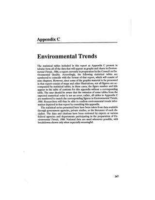 August 1986 The Seventeenth Annual Report Of The Council On Environmental Quality
