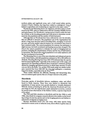 August 1986 The Seventeenth Annual Report Of The Council On Environmental Quality