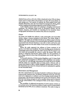 August 1986 The Seventeenth Annual Report Of The Council On Environmental Quality