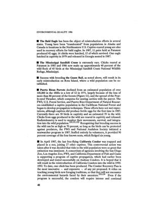 August 1986 The Seventeenth Annual Report Of The Council On Environmental Quality