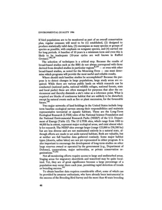 August 1986 The Seventeenth Annual Report Of The Council On Environmental Quality
