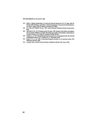 August 1986 The Seventeenth Annual Report Of The Council On Environmental Quality