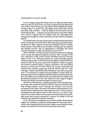 August 1987 1988 The Eighteenth Annual Report Of The Council on Environmental Quality