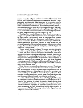 August 1987 1988 The Eighteenth Annual Report Of The Council on Environmental Quality