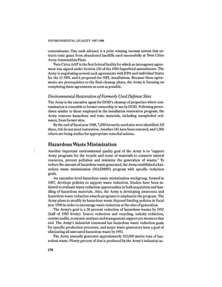 August 1987 1988 The Eighteenth Annual Report Of The Council on Environmental Quality