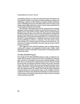 August 1987 1988 The Eighteenth Annual Report Of The Council on Environmental Quality