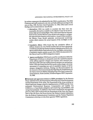 August 1987 1988 The Eighteenth Annual Report Of The Council on Environmental Quality