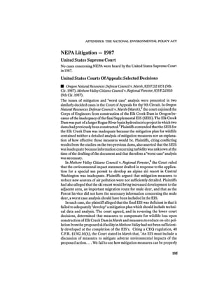 August 1987 1988 The Eighteenth Annual Report Of The Council on Environmental Quality