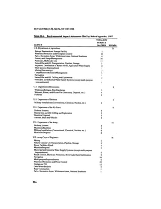 August 1987 1988 The Eighteenth Annual Report Of The Council on Environmental Quality