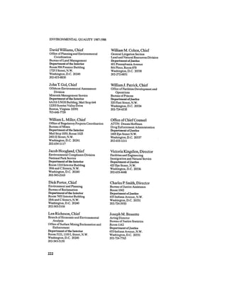 August 1987 1988 The Eighteenth Annual Report Of The Council on Environmental Quality