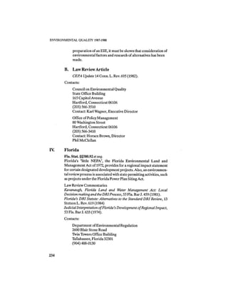 August 1987 1988 The Eighteenth Annual Report Of The Council on Environmental Quality