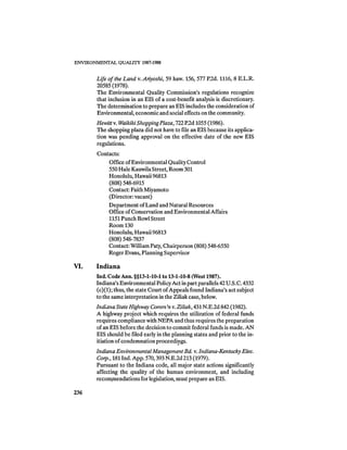August 1987 1988 The Eighteenth Annual Report Of The Council on Environmental Quality