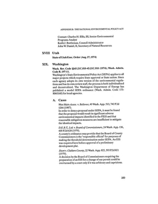 August 1987 1988 The Eighteenth Annual Report Of The Council on Environmental Quality