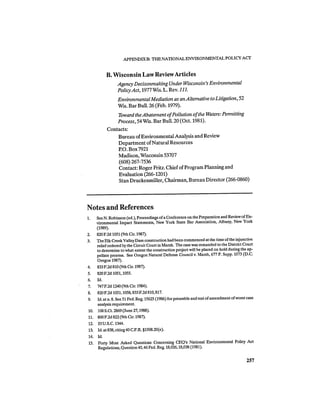 August 1987 1988 The Eighteenth Annual Report Of The Council on Environmental Quality