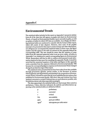 August 1987 1988 The Eighteenth Annual Report Of The Council on Environmental Quality