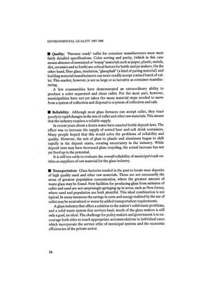 August 1987 1988 The Eighteenth Annual Report Of The Council on Environmental Quality