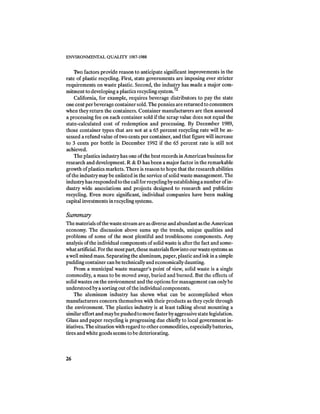 August 1987 1988 The Eighteenth Annual Report Of The Council on Environmental Quality